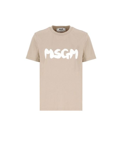 T-shirt di MSGM in White
