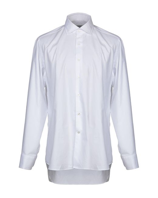 Bagutta White Shirt Cotton for men
