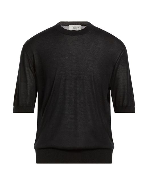 Pullover di Laneus in Black da Uomo