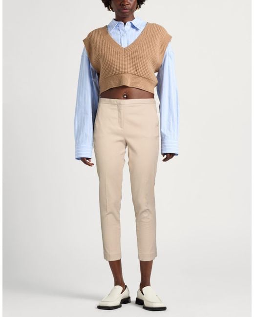 Gerard Darel Natural Pants Cotton, Elastane