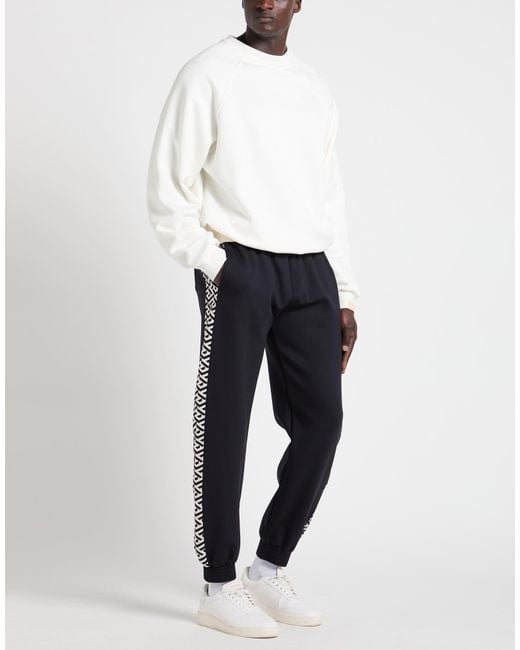 Versace Blue Pants Polyamide, Elastane, Polyester for men