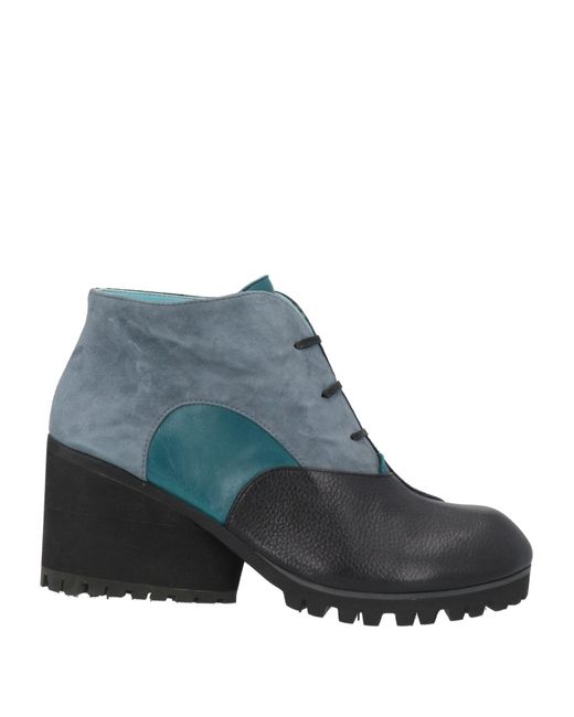 Thierry Rabotin Blue Ankle Boots
