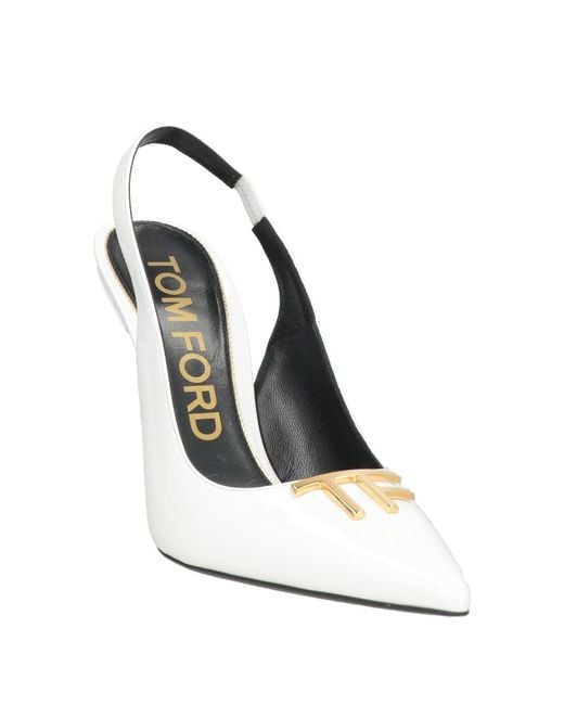 Tom Ford White Pumps