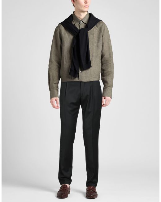 Tagliatore Black Trouser for men