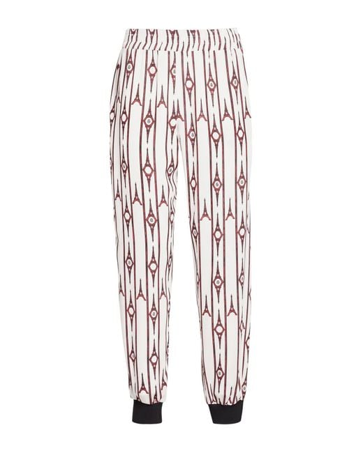 Gaelle Paris White Pants Polyester