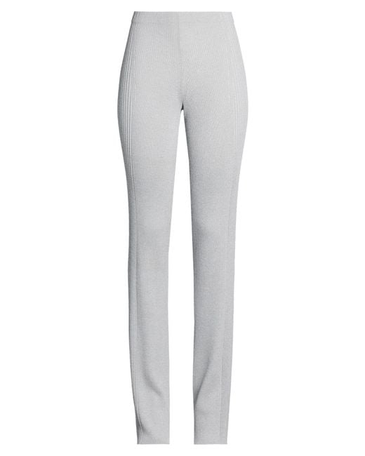 Dion Lee Gray Pants Polyester, Wool