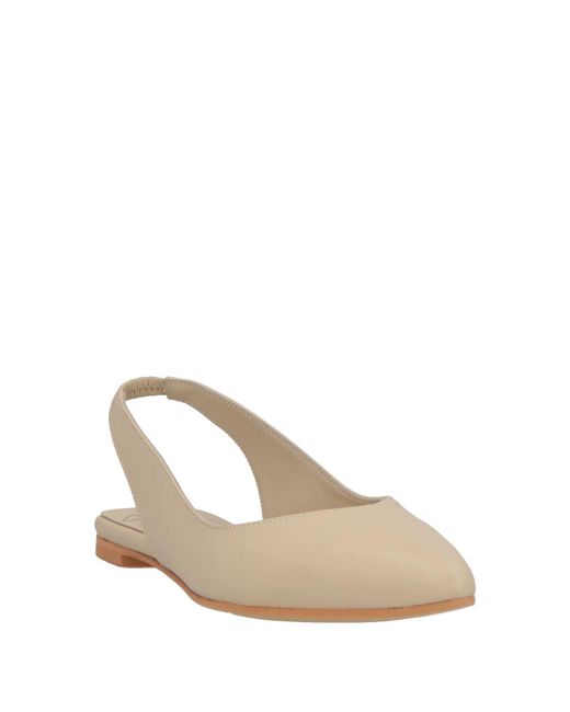 gioia.a. Natural Ballet Flats