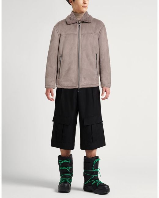 ARMANI EXCHANGE Brown Shearling & Teddy for men