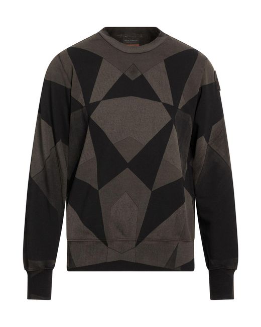 Parajumpers Black Sweatshirt Cotton, Polyester for men