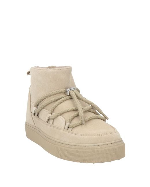 Inuikii Natural Khaki Ankle Boots Leather
