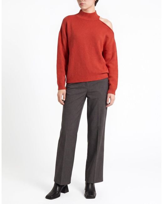 ViCOLO Red Turtleneck Viscose, Polyester, Polyamide