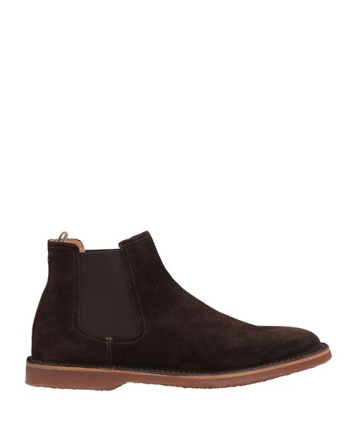 Officine Creative Brown Ankle Boots Leather for men