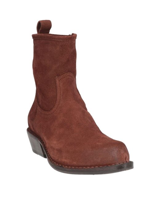 Fiorentini + Baker Brown Ankle Boots Leather