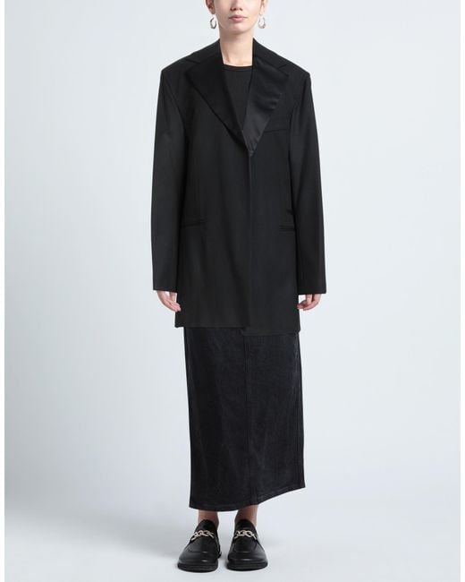 Gauchère Black Blazer Virgin Wool, Elastane