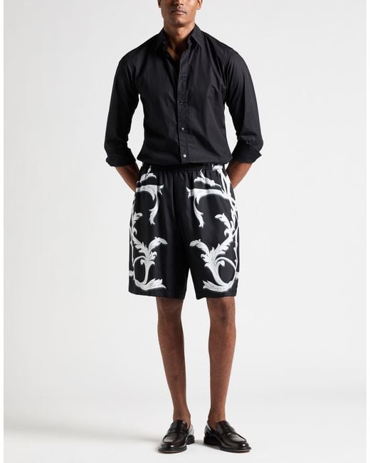 Shorts E Bermuda di Versace in Black da Uomo
