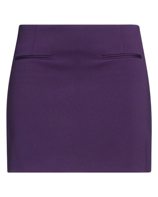 Liviana Conti Purple Mini Skirt