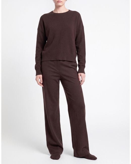White Wise Brown Jumper