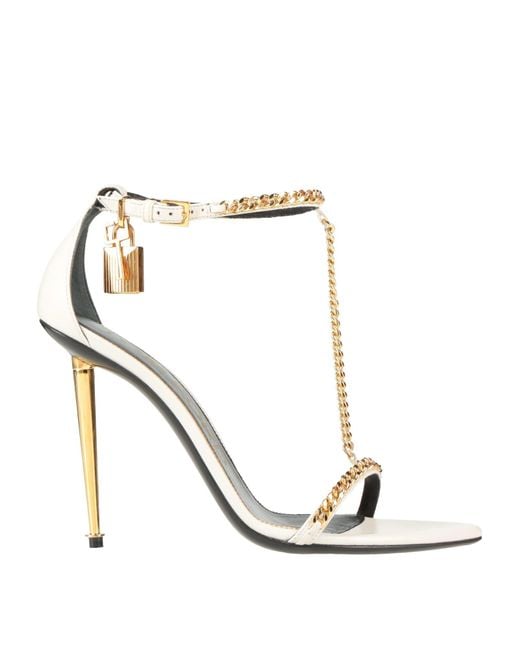 Tom Ford White Sandals