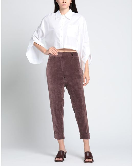 ToneT Purple Pants Polyester, Nylon, Elastane