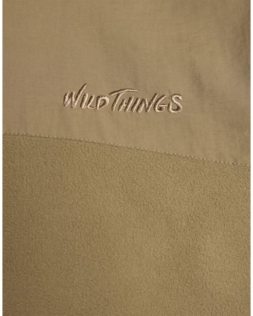 Wild Things Green Jacket Polyester, Nylon for men