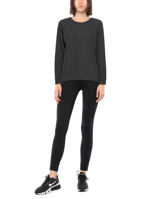 Second Female Black Second Steel Sweatshirt Cotton, Polyester