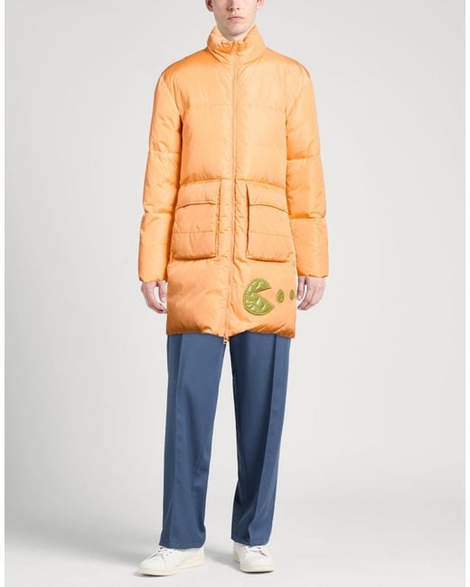 Herno Orange Puffers for men