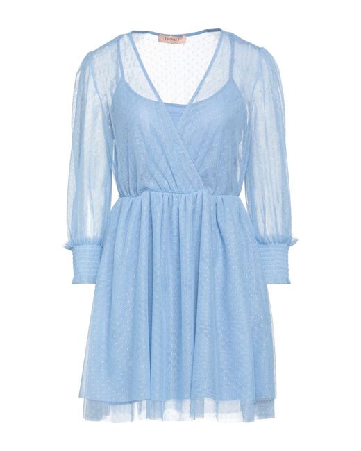 Twin Set Blue Mini Dress