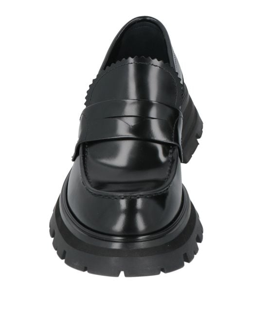 McQueen Black Loafers