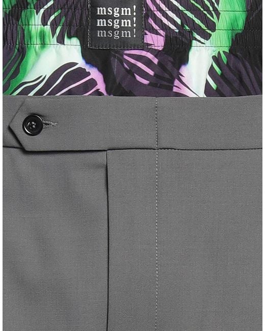 MSGM Gray Trouser for men