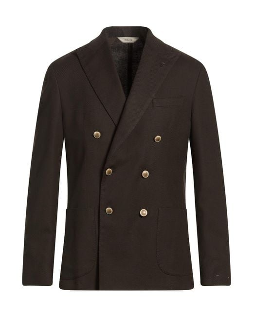 Paoloni Black Blazers for men