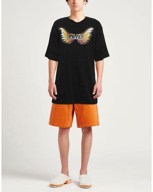 Dries Van Noten Black T-Shirt Cotton for men