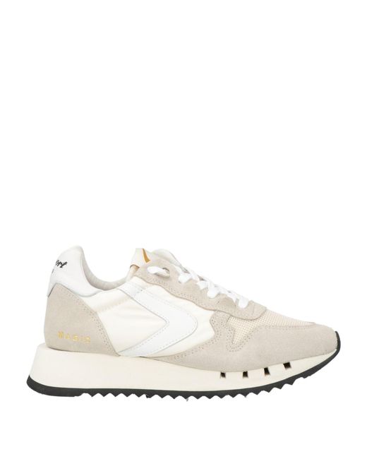 Valsport White Light Sneakers Leather, Textile Fibers