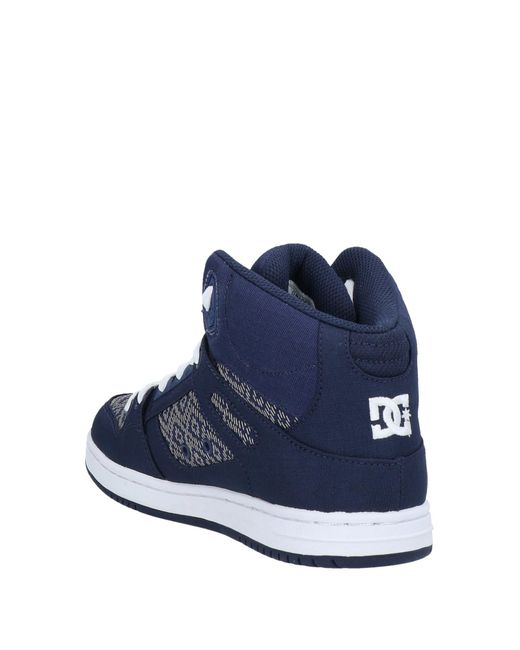 black and blue dc shoes