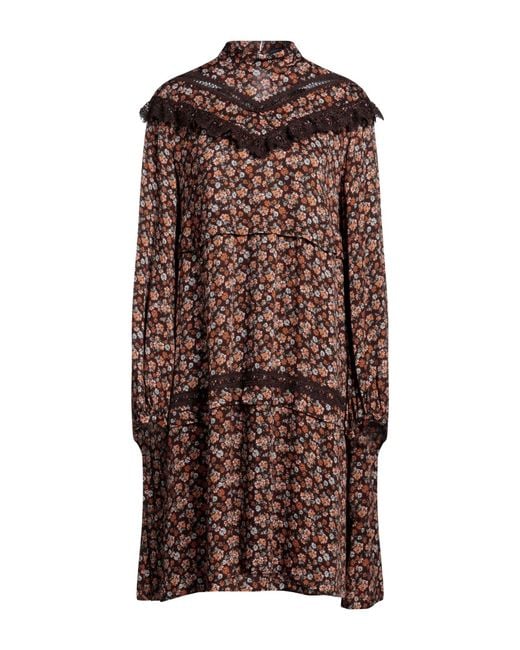 Robe courte High en coloris Brown