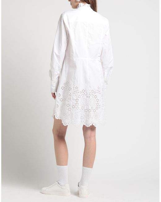 Rabanne White Mini Dress Organic Cotton