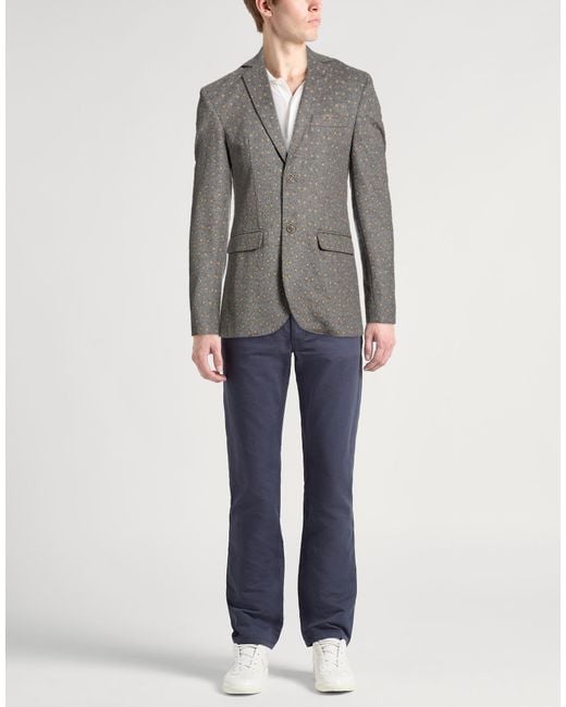 Barbati Gray Blazer for men