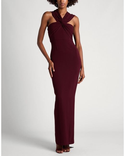 Roland Mouret Purple Maxi Dresses