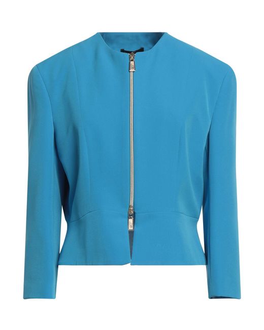 Hanita Blue Jacket Polyester, Elastane