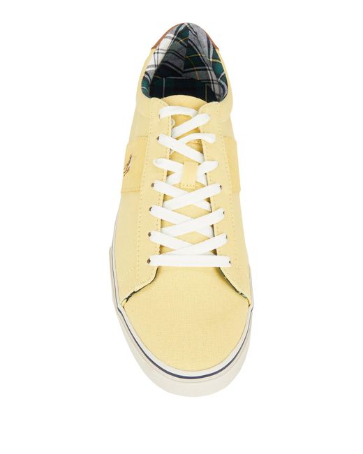 ralph lauren yellow shoes