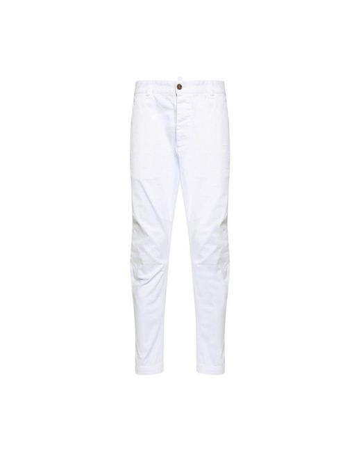 Pantalon DSquared² pour homme en coloris White
