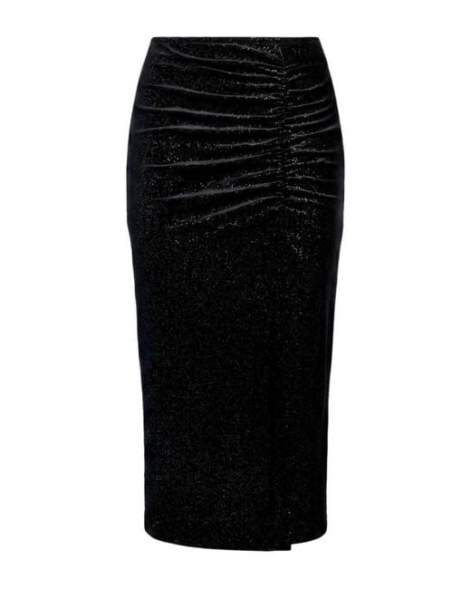 ARMANI EXCHANGE Black Midi Skirt