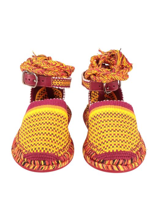 Chloé Orange Espadrilles