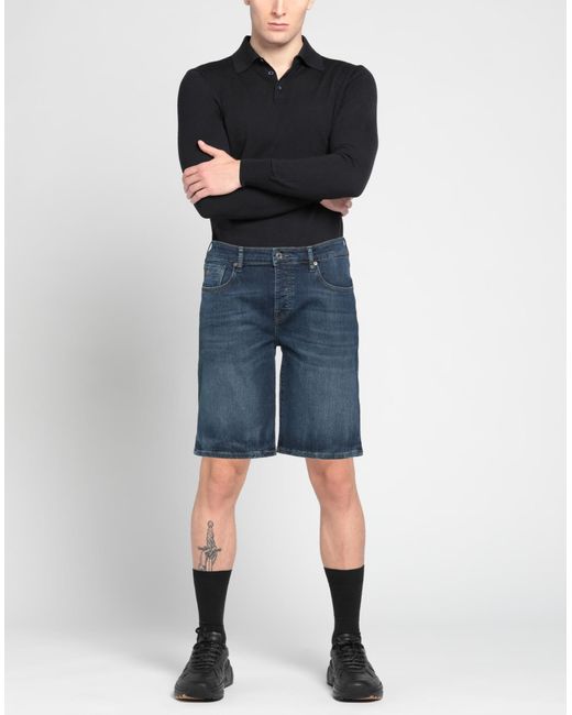 Scotch & Soda Blue Denim Shorts for men