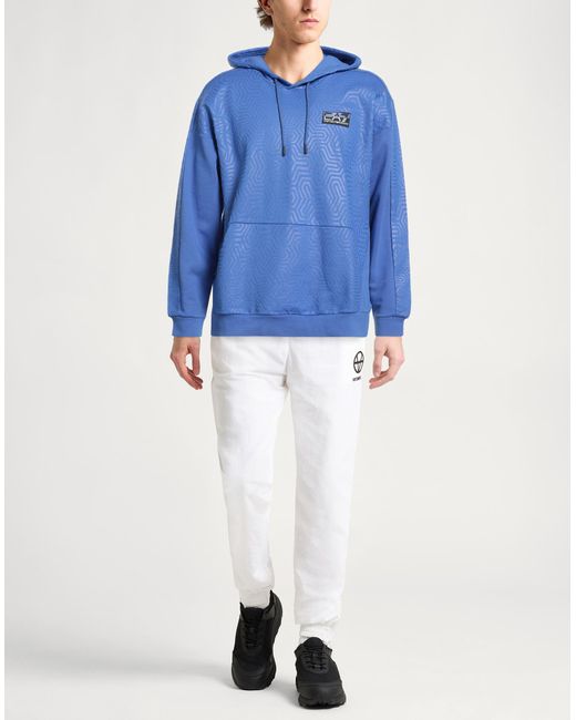 EA7 Blue Sweatshirts for men
