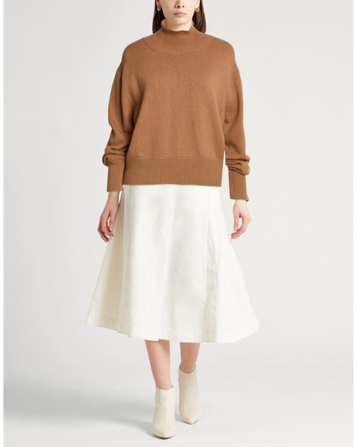 ANNAGRETA Brown Turtleneck