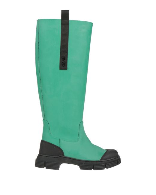 Ganni Green Boot