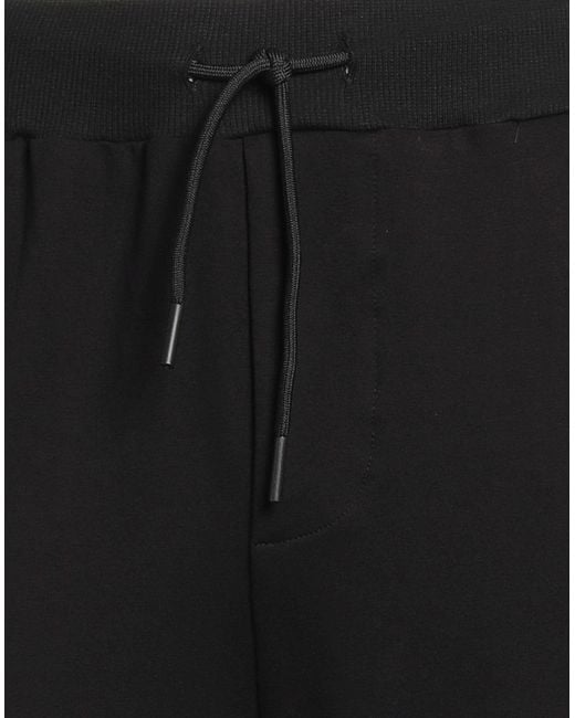 Bikkembergs Black Pants Cotton, Elastane for men