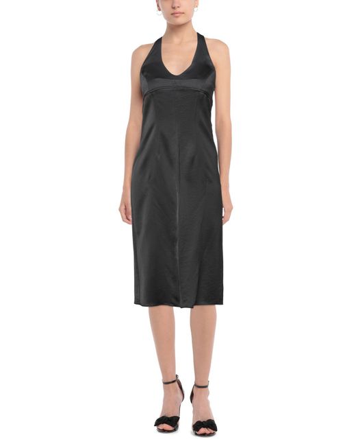 TheOpen Product Black Midi Dress