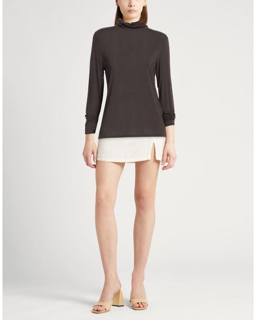 Antonelli Black T-Shirt Modal, Polyamide, Elastane, Cashmere