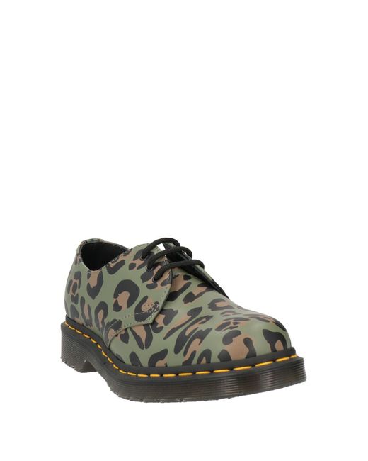 Dr. Martens Green Lace-up Shoes